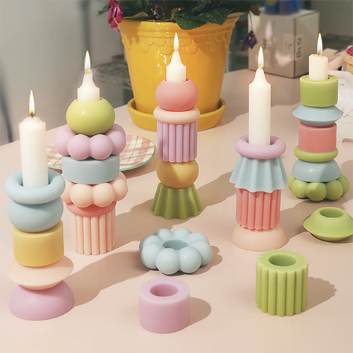 set de 30 piezas de cera para decorar velas, diversas formas y colores